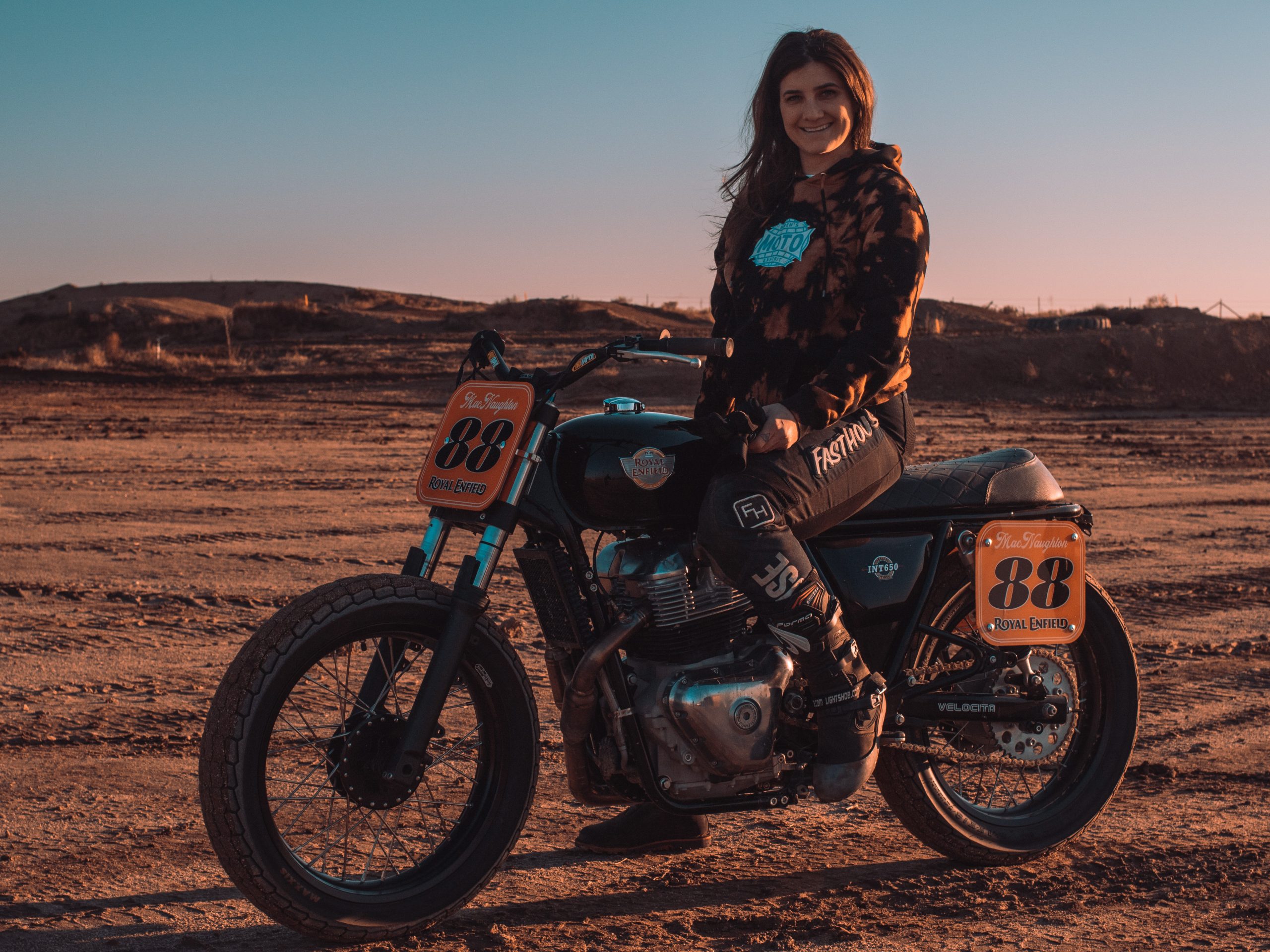 Lana MacNaughton of the Women’s Moto Exhibit