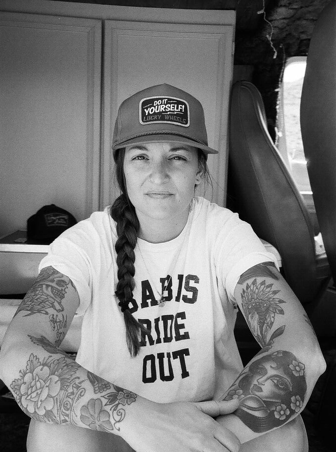 Christina Platis: Artist, Tattooer and Rider By Anya Violet of Babes Ride Out
